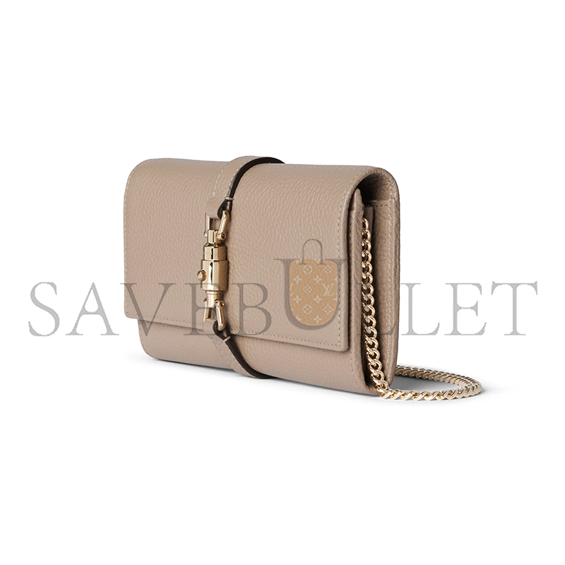 GUCCI  JACKIE 1961 WALLET ON CHAIN 652681 (19*10*3.5cm)